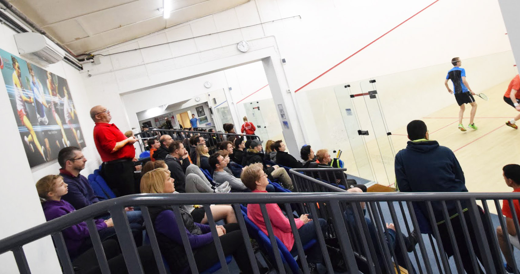 A referee at the British Junior Open 2016